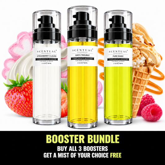 Strawberry Clouds Compliments Booster: Pure Perfume Oil for Body, Hair & Home