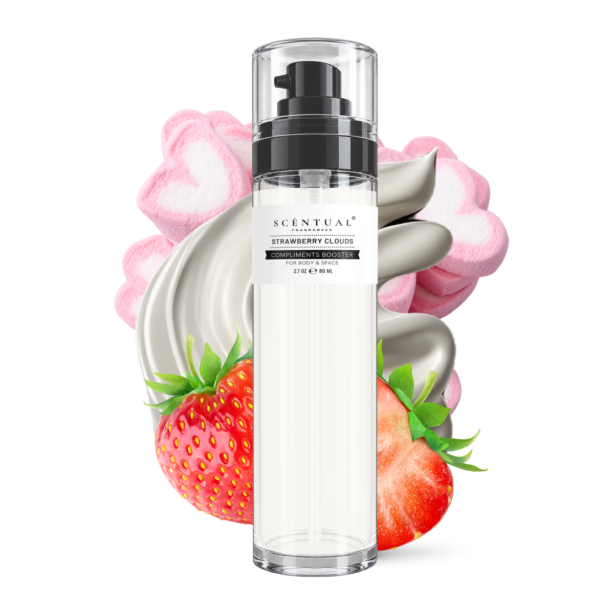 Strawberry Clouds Compliments Booster: Pure Perfume Oil for Body, Hair & Home
