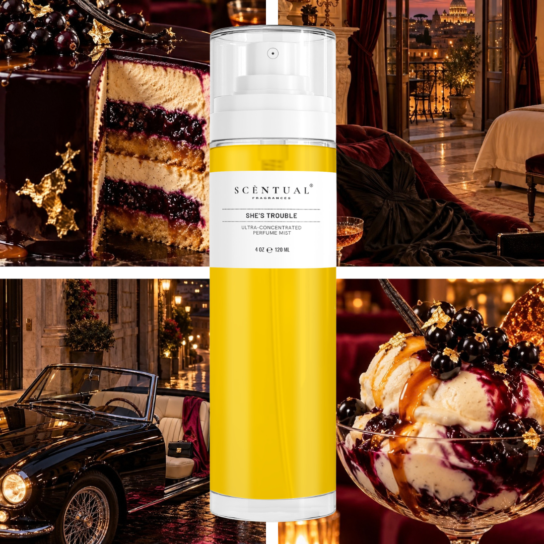 She's Trouble Compliments Booster: Pure Perfume Oil for Body, Hair & Home